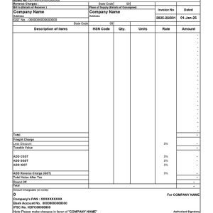 GST Tax Invoice