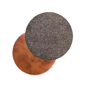 Leather Round Mouse Pad